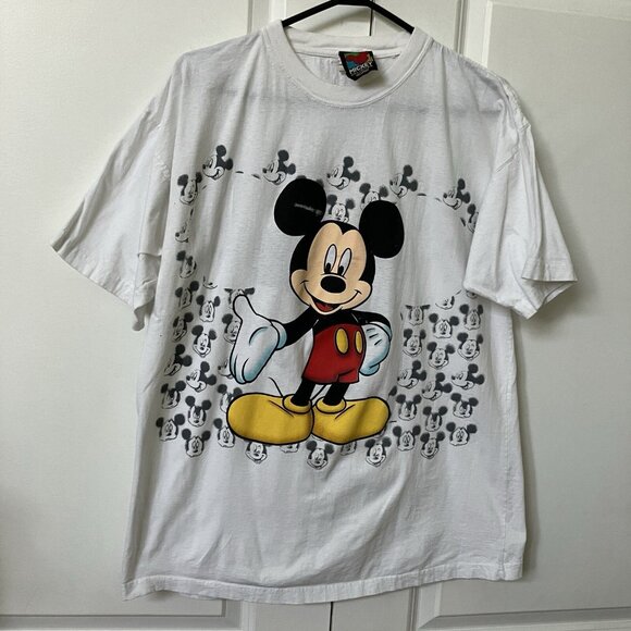 Vintage Other - Vintage Mickey Mouse Graphic T-shirt Disney Made in Canada Large